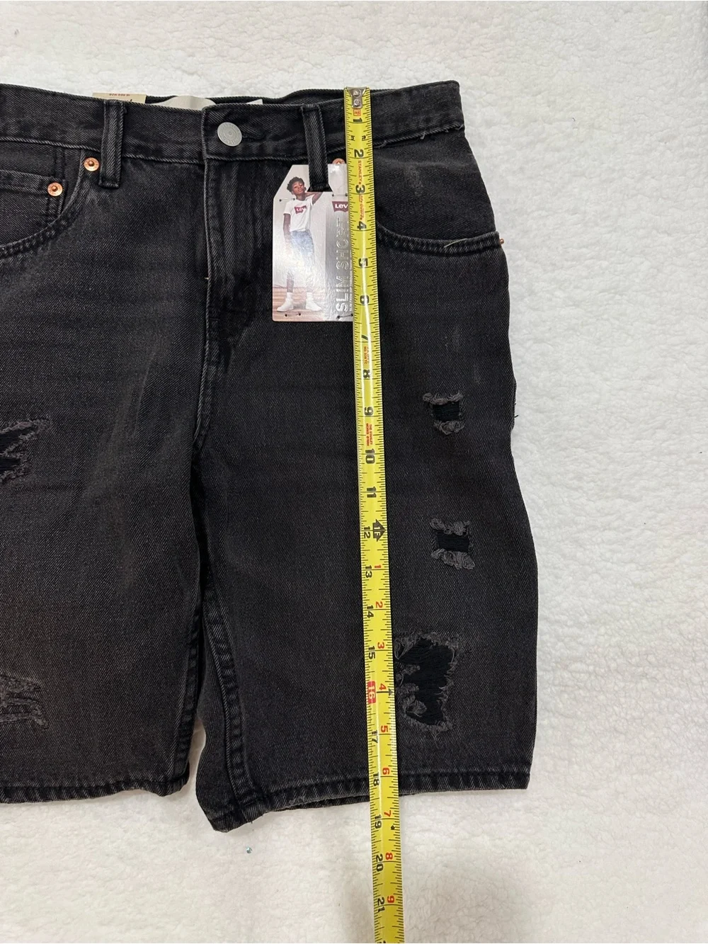 Boy’s Levi's Black Jean Shorts